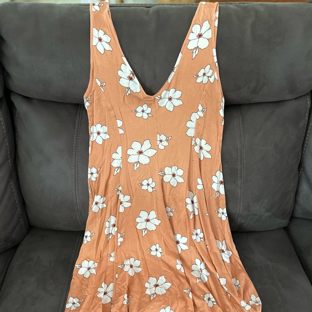 soft floral light summer dress